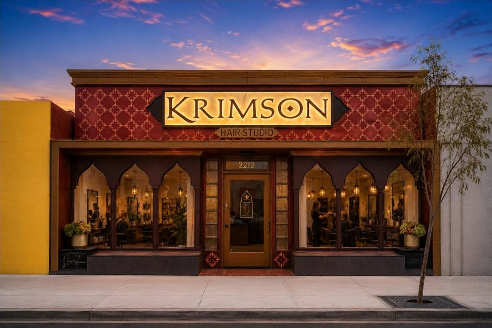 krimson hair studio storefront